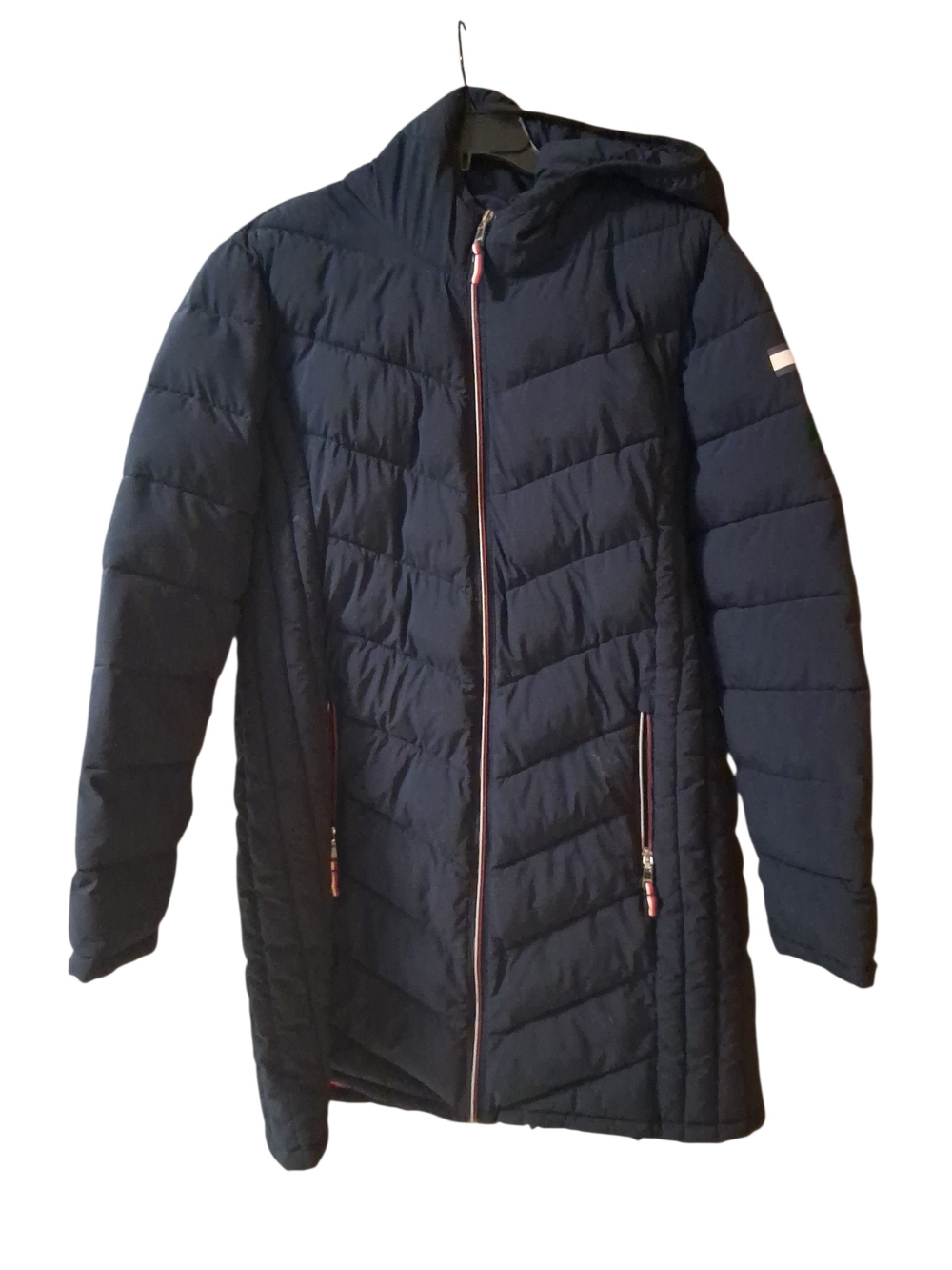 Tommy Hilfiger Red THFLEX Packable Water-Resistant Puffer Jacket